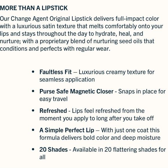 🌻 SIIA CHANGE AGENT MAGNETIC
ORIGINAL LIPSTICK 674 MAPLE
BROWN NEW FULLSZ - Picture 3 of 5